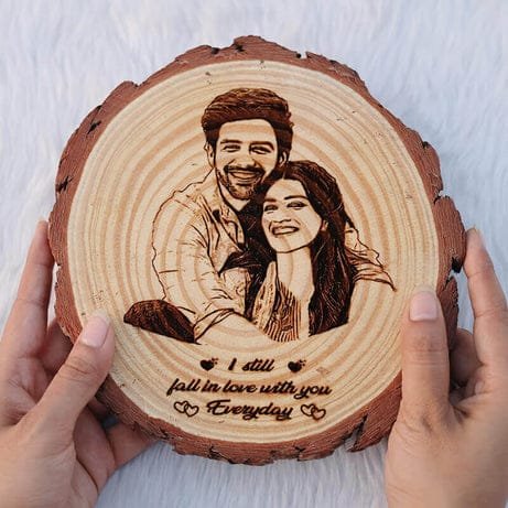 Custom Wooden Engraved Photo Frame
