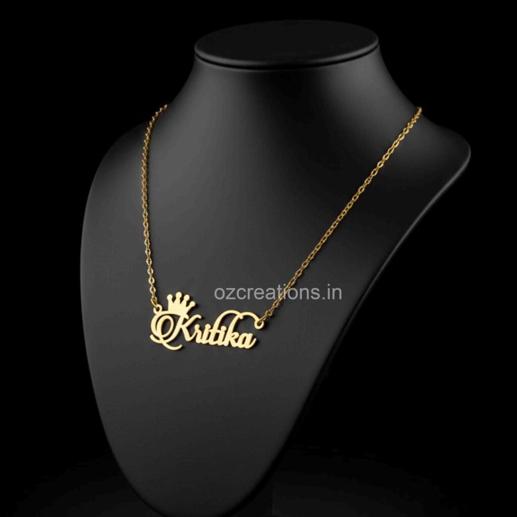 Customized  Necklace Single design Crown 