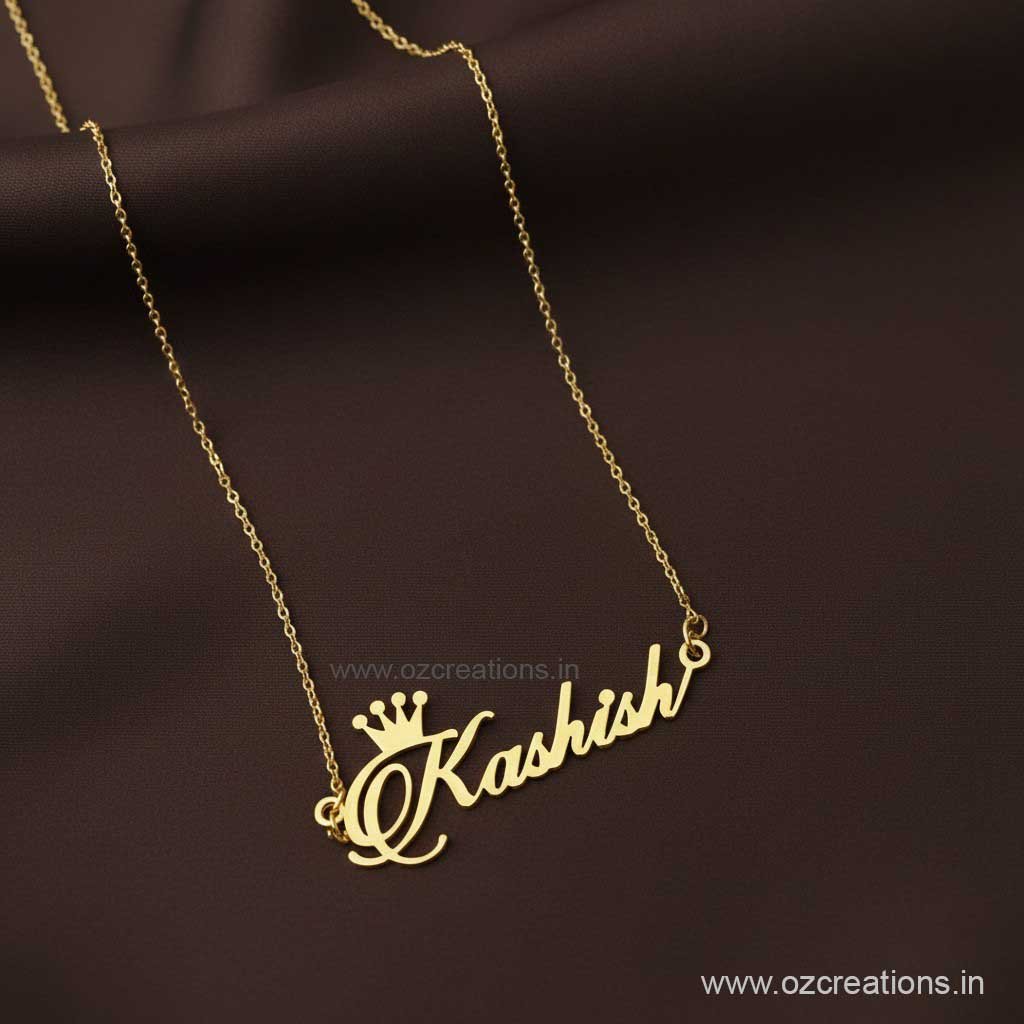Customized Necklace  Single design Crown